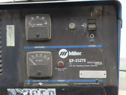 Miller CP-252TS Mig Welder 250 amp 100% Duty S-62 Wire Feeder 200/230/460v 3PH