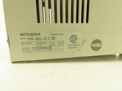 Mitsubishi Electric FR-BU-C7.5K External Brake Unit 7.5kW 230vAC 10Hp 30vDC