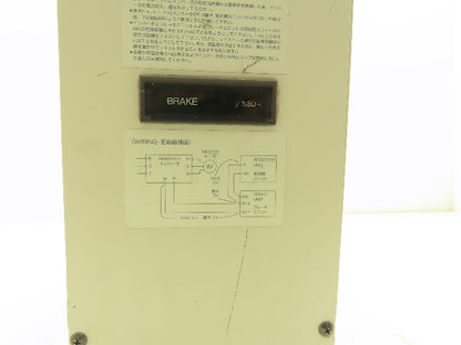Mitsubishi Electric FR-BU-C7.5K External Brake Unit 7.5kW 230vAC 10Hp 30vDC