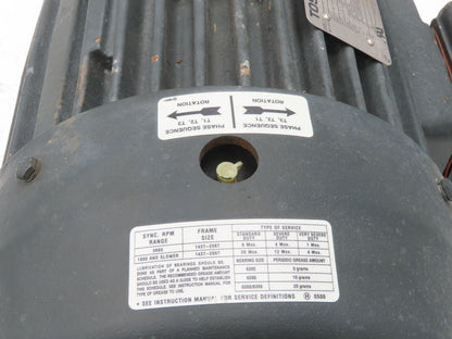 Toshiba BY754FLF3BSHJ01 AC Motor 7.5Hp 1750rpm 460v Only 3ph 213T TEFC