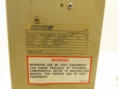 Reliance Electric 803456-21T Distributed System Field Power Module 115-460vAC