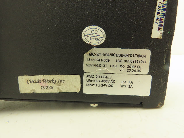Schneider PMC-2/11/04/001/00/03/01/00/0K Servo Controller Drive 3Ph 400v In