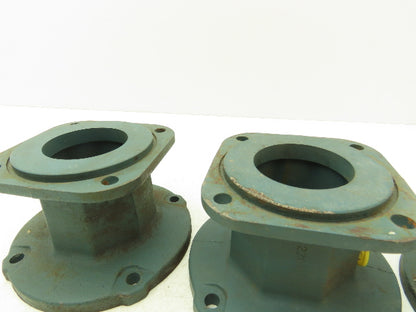 Dodge 278475 Gearbox Reducer Motor Flange Adapter 56-184 Frame  Lot of 3