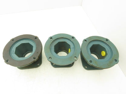 Dodge 278475 Gearbox Reducer Motor Flange Adapter 56-184 Frame  Lot of 3