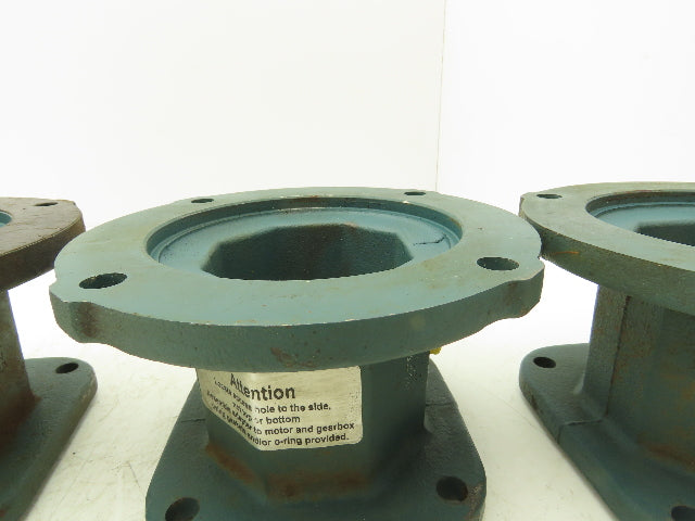 Dodge 278475 Gearbox Reducer Motor Flange Adapter 56-184 Frame  Lot of 3