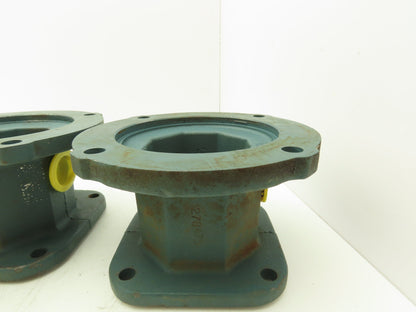 Dodge 278475 Gearbox Reducer Motor Flange Adapter 56-184 Frame  Lot of 3