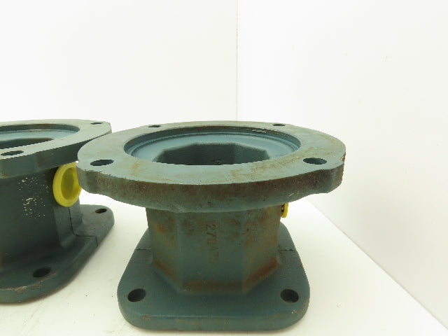 Dodge 278475 Gearbox Reducer Motor Flange Adapter 56-184 Frame  Lot of 3