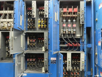 Square D MCC Motor Control Center 600A Disconnect Starter 100A Panelboard