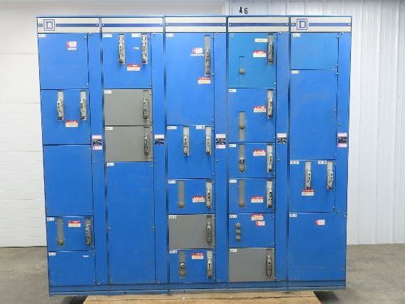 Square D MCC Motor Control Center 600A Disconnect Starter 100A Panelboard