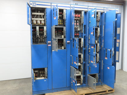 Square D MCC Motor Control Center 600A Disconnect Starter 100A Panelboard