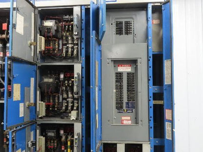 Square D MCC Motor Control Center 600A Disconnect Starter 100A Panelboard