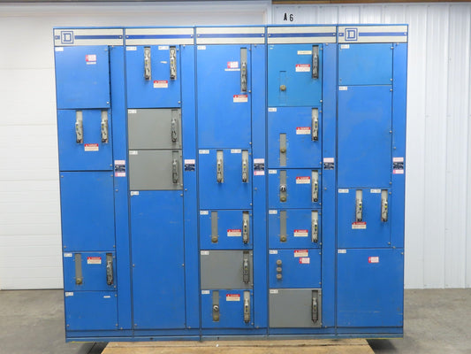 Square D MCC Motor Control Center 600A Disconnect Starter 100A Panelboard