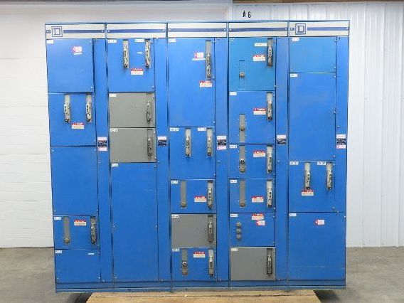 Square D MCC Motor Control Center 600A Disconnect Starter 100A Panelboard
