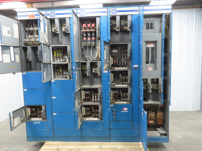 Square D MCC Motor Control Center 600A Disconnect Starter 100A Panelboard