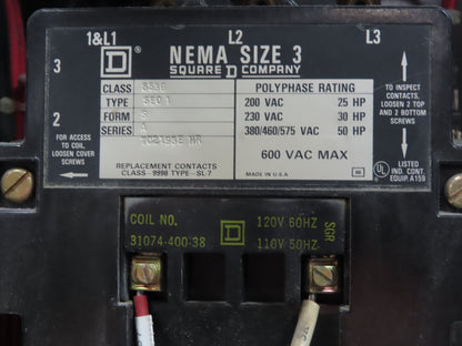 Square D MCC Motor Control Center 600A Disconnect Starter 100A Panelboard