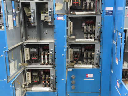 Square D MCC Motor Control Center 600A Disconnect Starter 100A Panelboard