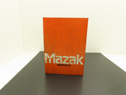 Mazak 730-5X II Variaxis CNC Operating And Programming Manual Set (2006-7)