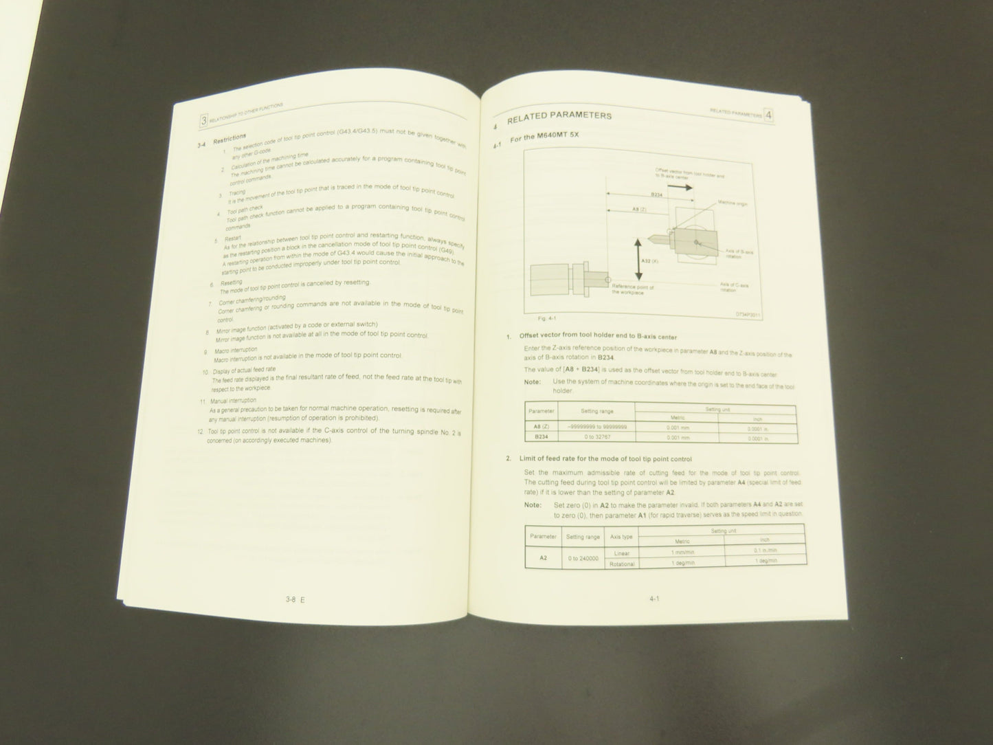 Mazak 730-5X II Variaxis CNC Operating And Programming Manual Set (2006-7)