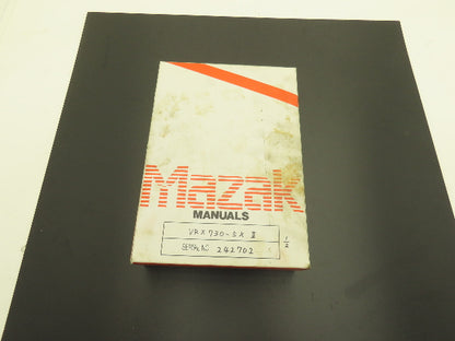 Mazak 730-5X II Variaxis CNC Operating And Programming Manual Set (2006-7)