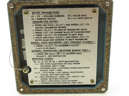 Foxboro IMT10-PA10 Magnetic Flow Transmitter 120v 30VA In 4-20mA Out NEMA 4X