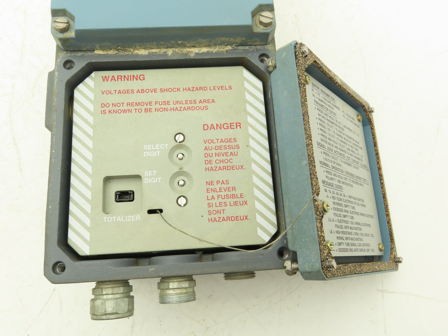 Foxboro IMT10-PA10 Magnetic Flow Transmitter 120v 30VA In 4-20mA Out NEMA 4X