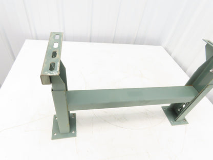 Hytrol MS-4 24"W Conveyor Leg Stationary Floor Support 15-5/8" to 21-5/8"H