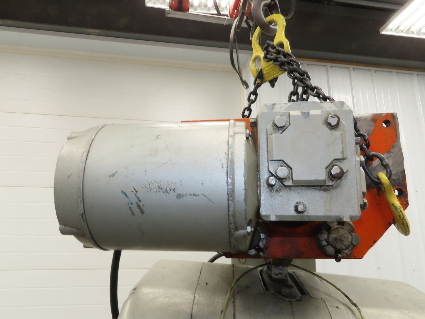 CM Lodestar RRT2 3 Ton Electric Chain Hoist 2 Speed 14' Lift Power Trolley 460V