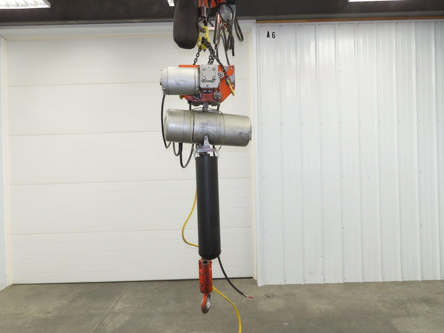 CM Lodestar RRT2 3 Ton Electric Chain Hoist 2 Speed 14' Lift Power Trolley 460V