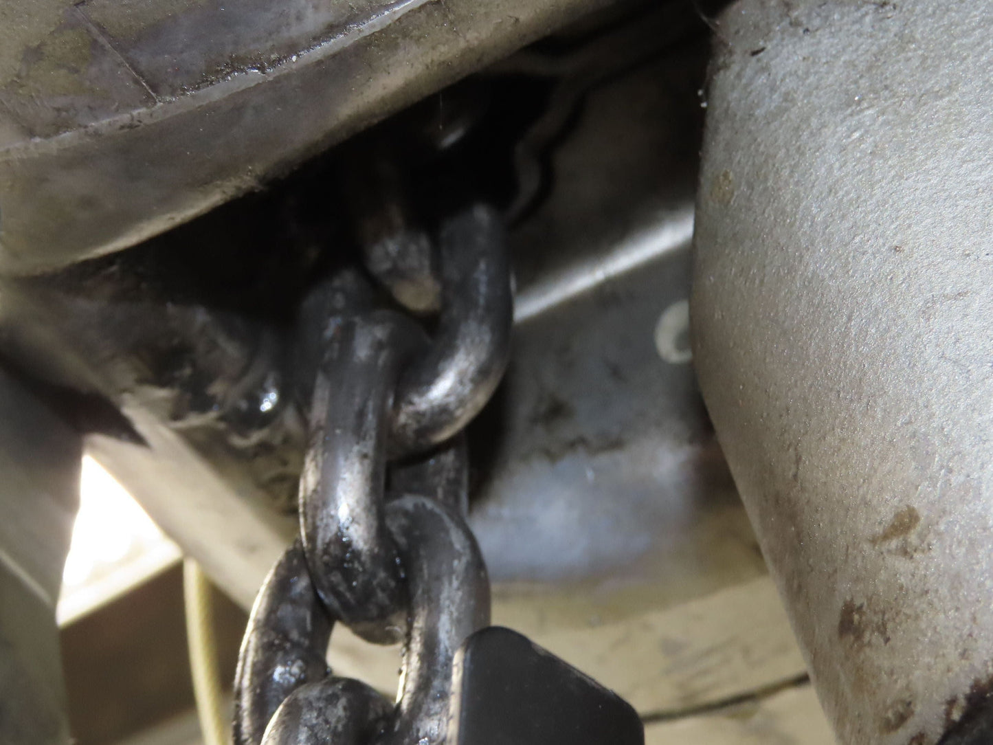 CM Lodestar RRT2 3 Ton Electric Chain Hoist 2 Speed 14' Lift Power Trolley 460V