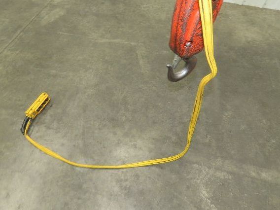 CM Lodestar RRT2 3 Ton Electric Chain Hoist 2 Speed 14' Lift Power Trolley 460V