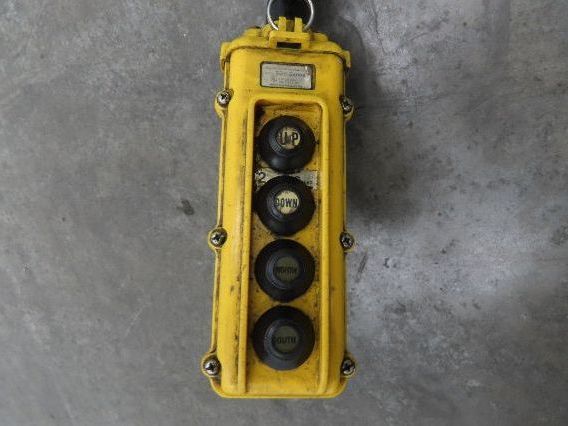 CM Lodestar RRT2 3 Ton Electric Chain Hoist 2 Speed 14' Lift Power Trolley 460V