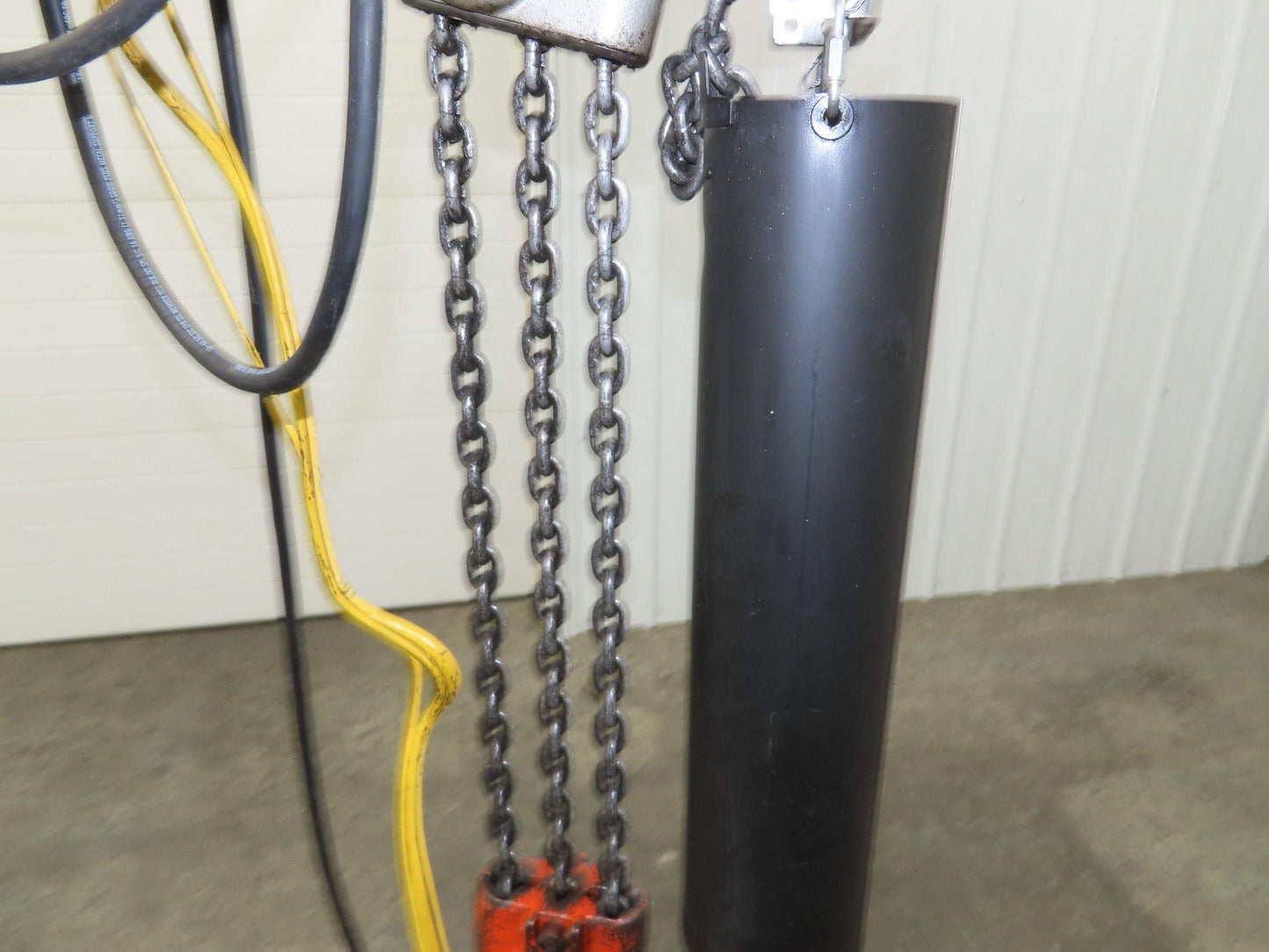 CM Lodestar RRT2 3 Ton Electric Chain Hoist 2 Speed 14' Lift Power Trolley 460V