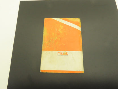 Mazak Electrical Wiring Diagram Manual Variaxis 730-5XII (2011)