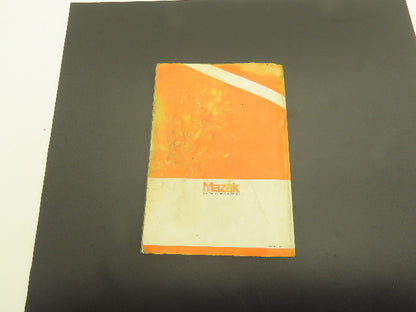 Mazak Electrical Wiring Diagram Manual Variaxis 730-5XII (2011)