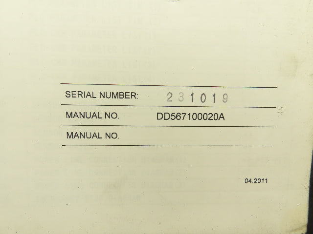 Mazak Electrical Wiring Diagram Manual Variaxis 730-5XII (2011)