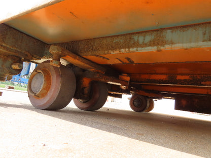 Industrial Press Die Changing Cart 72"x 98" Heavy Duty Steel Die Cart 8" Jacks