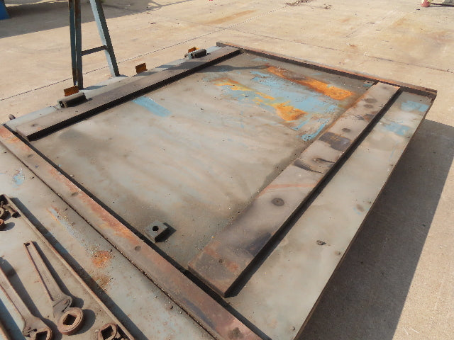 Industrial Press Die Changing Cart 72"x 98" Heavy Duty Steel Die Cart 8" Jacks