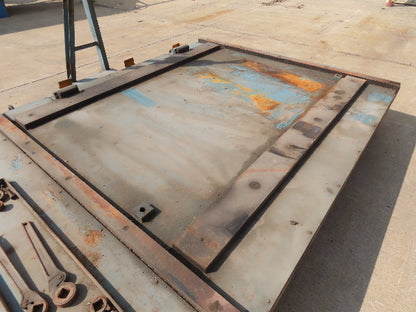 Industrial Press Die Changing Cart 72"x 98" Heavy Duty Steel Die Cart 8" Jacks