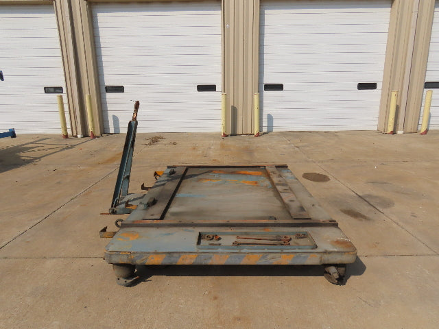 Industrial Press Die Changing Cart 72"x 98" Heavy Duty Steel Die Cart 8" Jacks