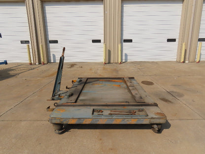 Industrial Press Die Changing Cart 72"x 98" Heavy Duty Steel Die Cart 8" Jacks