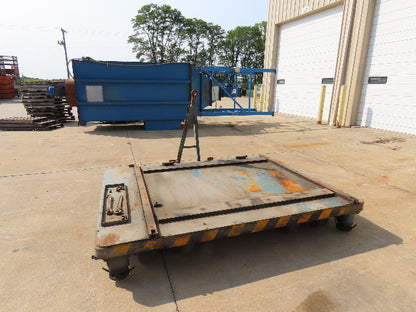 Industrial Press Die Changing Cart 72"x 98" Heavy Duty Steel Die Cart 8" Jacks