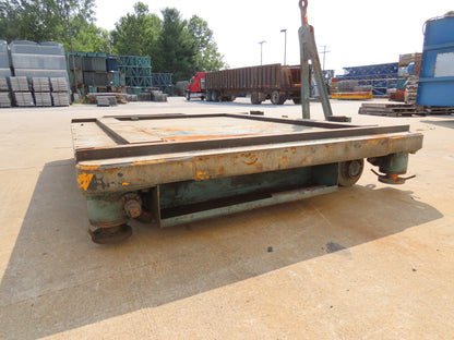 Industrial Press Die Changing Cart 72"x 98" Heavy Duty Steel Die Cart 8" Jacks