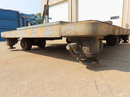 Industrial Press Die Changing Cart 72"x 98" Heavy Duty Steel Die Cart 8" Jacks