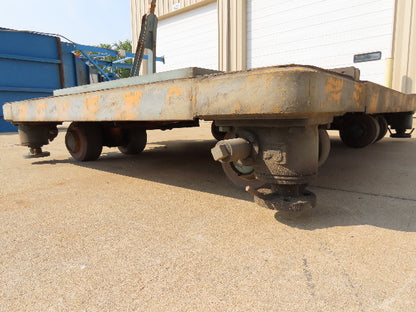 Industrial Press Die Changing Cart 72"x 98" Heavy Duty Steel Die Cart 8" Jacks