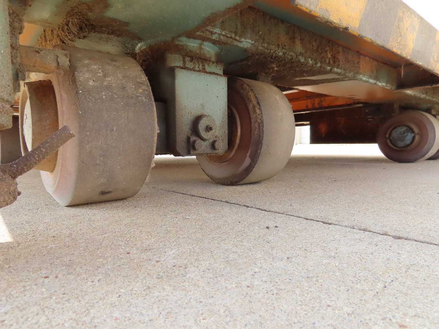 Industrial Press Die Changing Cart 72"x 98" Heavy Duty Steel Die Cart 8" Jacks