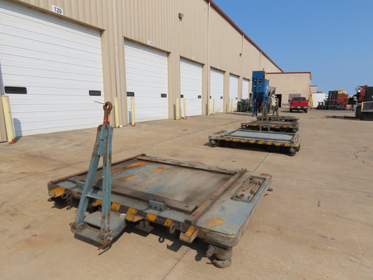 Industrial Press Die Changing Cart 72"x 98" Heavy Duty Steel Die Cart 8" Jacks