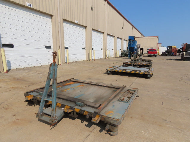 Industrial Press Die Changing Cart 72"x 98" Heavy Duty Steel Die Cart 8" Jacks