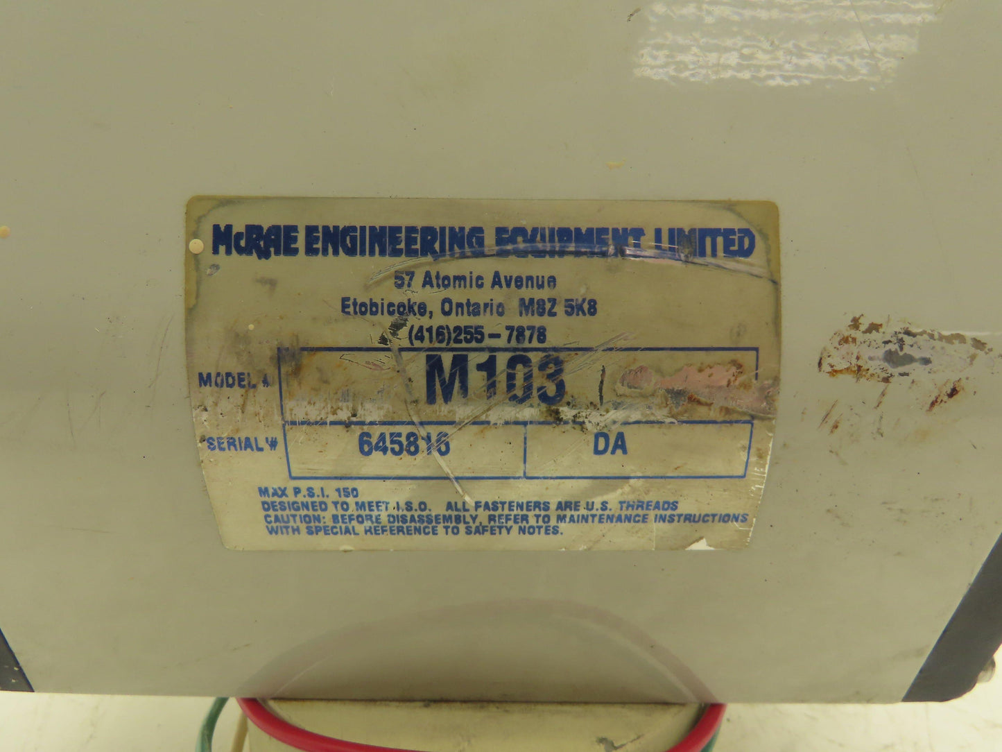 Unitorq Pneumatic Valve Actuator 150 PSI
