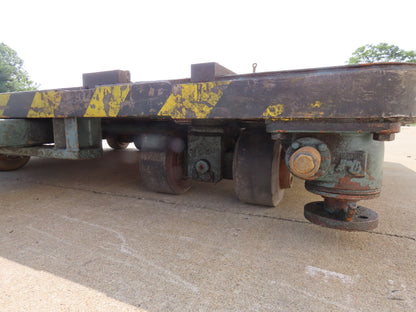 Industrial Press Die Changing Cart 72"x 98" Heavy Duty Steel Die Cart 8" Jacks