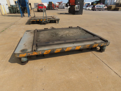 Industrial Press Die Changing Cart 72"x 98" Heavy Duty Steel Die Cart 8" Jacks